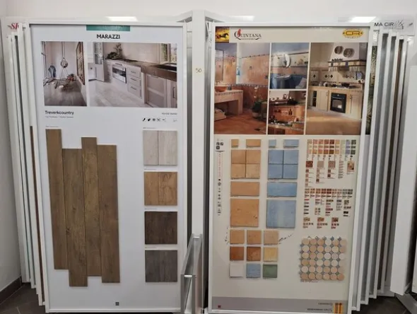 5#8439 Espositori per mosaici e esposizioni per vetro mattoni