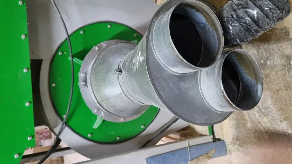 Estrazione della segatura HOLZING RLA 300 VIBER POWER