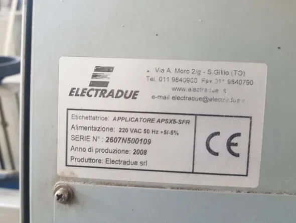 9#5522 Etichettatrice Electradue
