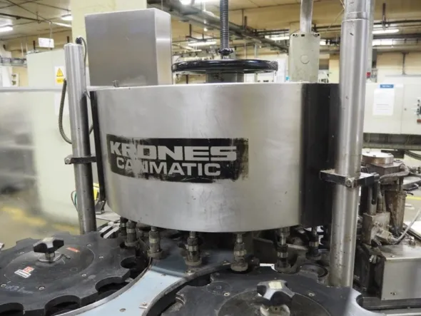 Etichettatrice Krones Canmatic per lattine e vasetti