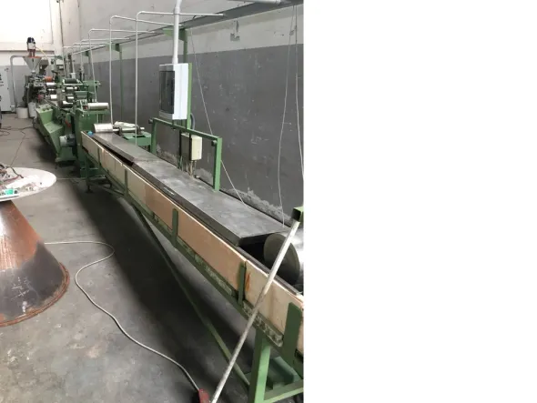 Extrusion line for pp strap band - Linea produzione reggetta doppia PP