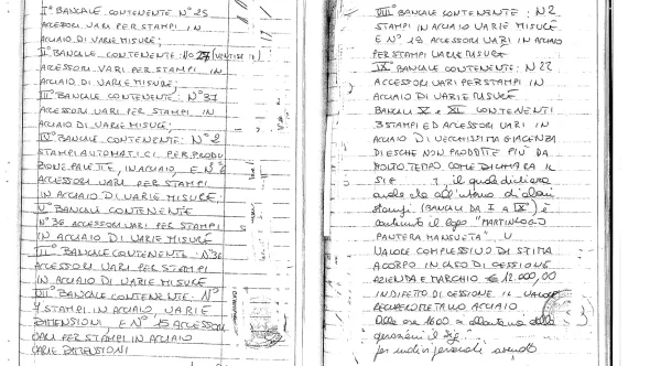 Fall. 60/2015 Trib. di Firenze-produzione di cucchiaini