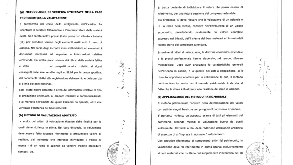 Fall. 60/2015 Trib. di Firenze-produzione di cucchiaini