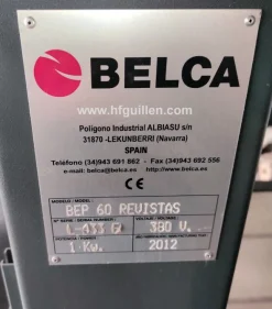 FARDELLATRICE BELCA CON TUNNEL DI TERMORETRAZIONE