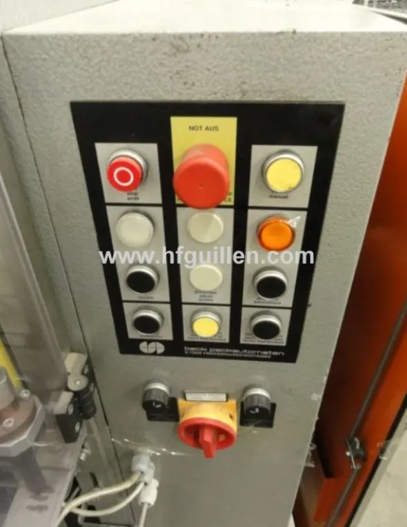 FARDELLATRICE E TUNNEL DI RETRAZIONE BECK PACKAUTOMATEN