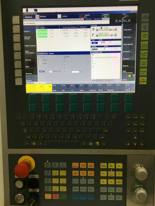Fiber laser EAGLE eVision 1530 F3.0 AF