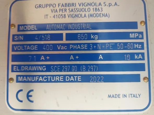 12#8506 Filmatrice Automac