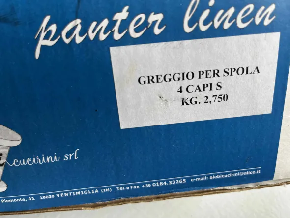 Filo per cucire greggio 100% lino