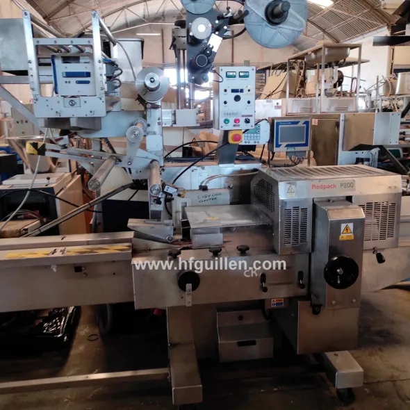 FLOW PACK REDPACK P225 CON ETICHETTATRICE E STAMPANTE