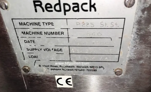 FLOW PACK REDPACK P225 CON ETICHETTATRICE E STAMPANTE