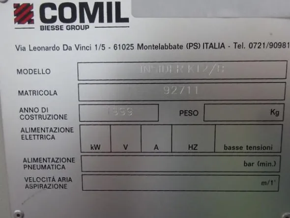 3#2094 Forainseritrice Biesse Comil
