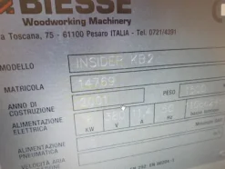 18#3435 Forainseritrici Biesse Insider kb2
