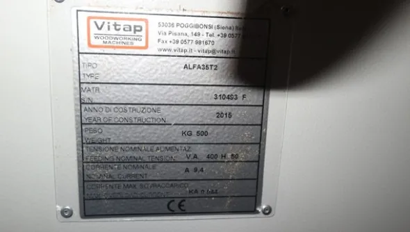 7#4929 Foratrice Vitap