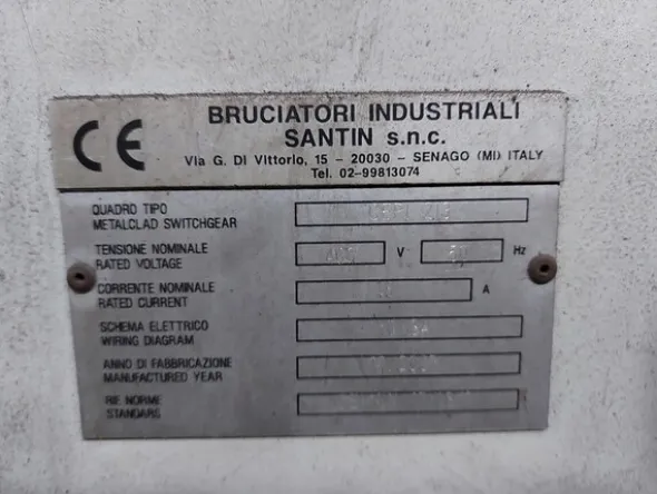 3#6341 Forni Santin per fonderia