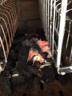 Forno a carbone da interno (barbecue) canna fumaria