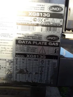 50#4068 Forno a gas Unox XG813