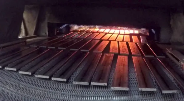 Forno a nastro FORNI INDUSTRIALI