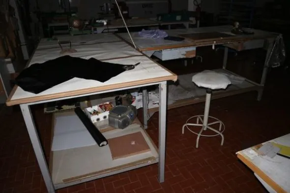 1#4044 Forno di essiccazione Omac e macchinari per lavorazione pelli