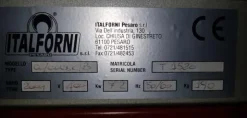 2#4264 Forno elettrico Italforni professionale in acciaio inox