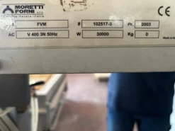 Forno fusione e curvatura del vetro MORETTI FORNI FVM