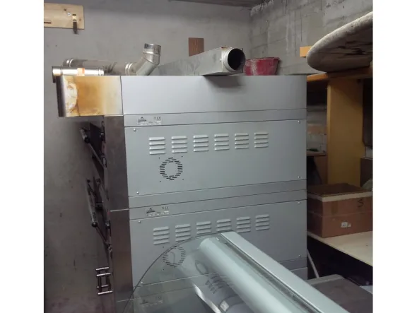 FORNO ITALFORNI EC6 anno 2010 tutto in inox. Seminuovo!