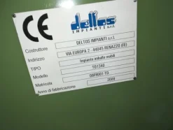 4#3688 Forno per film termorestringente Deltos TD 1340