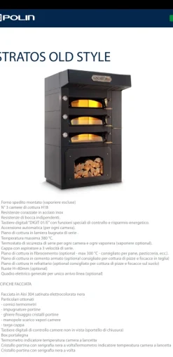 Forno professionale Polin Stratos Old Style