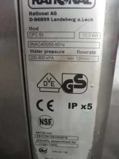 8#2983 Forno Rational