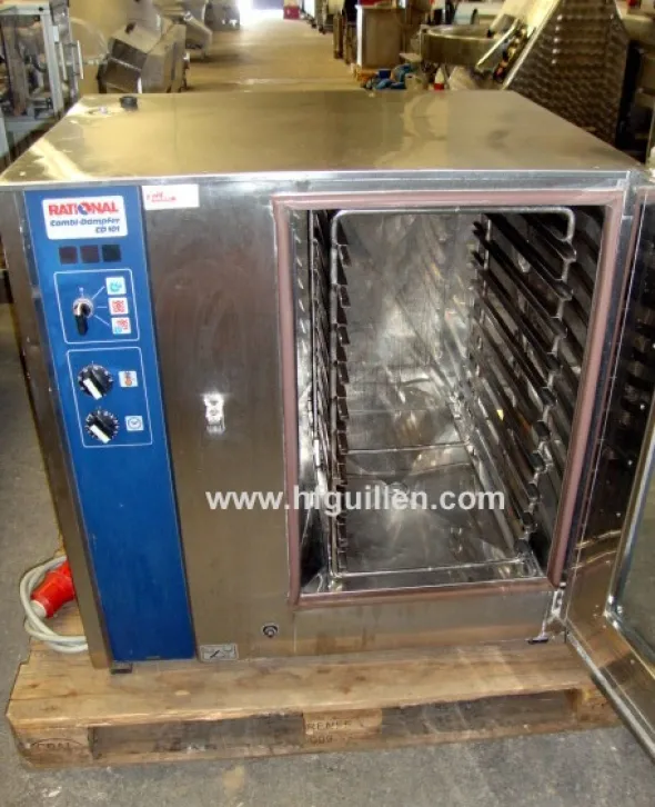 FORNO RATIONAL COMBI STEAMER CD101 10 TEGLIE