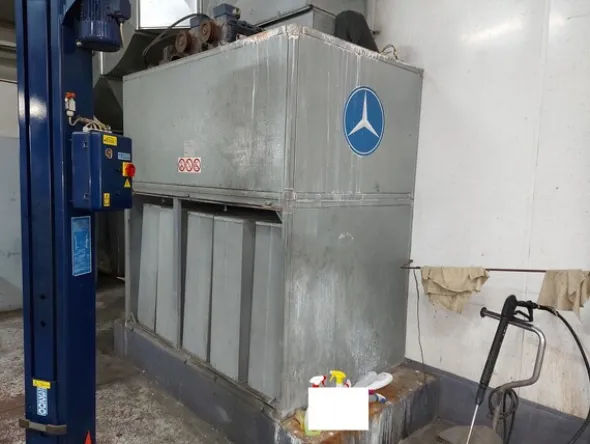 24#7842 Forno verniciatura Saico e impianto aspirazione