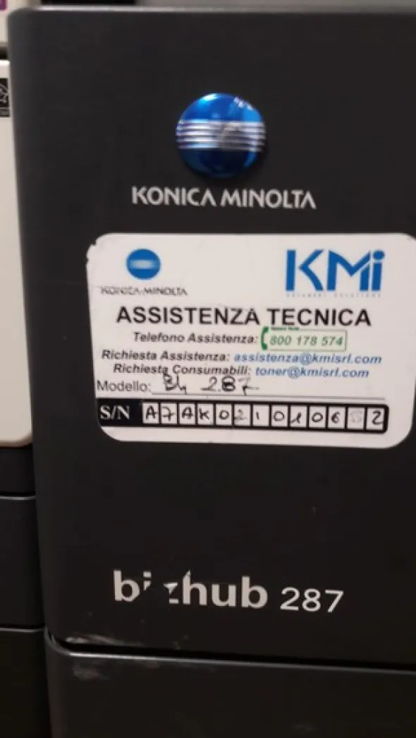 4#5386 Fotocopiatrice Konica Minolta Bizhub