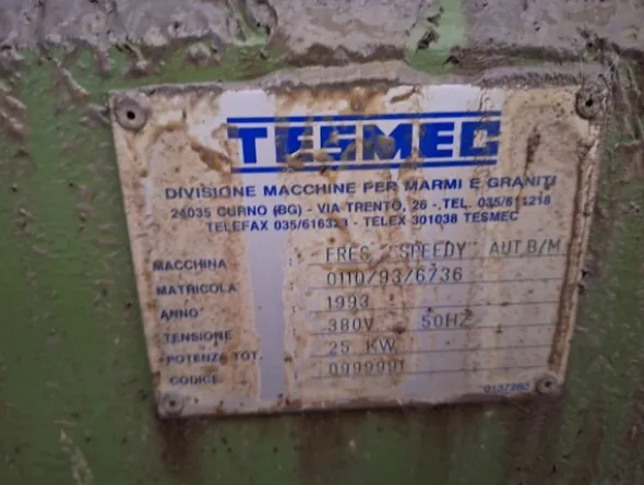 7#8580 Fresa a ponte Tesmec