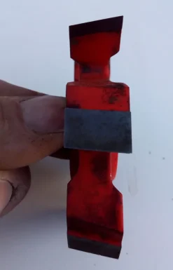 Fresa Toupie Ø 20mm. larg 8,6 x alt 16mm. x 15 ° gradi