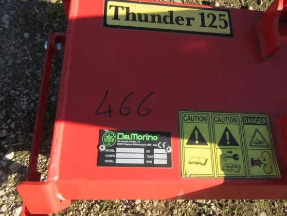 345#7090 Fresatrice agricola Del Morino Thunder
