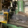 9#8345 Fresatrice cnc a montante mobile con testa birotativa manuale