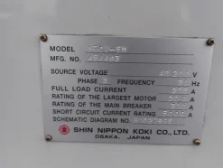 1#8095 Fresatrice SNK NEOV-5M B8K4583