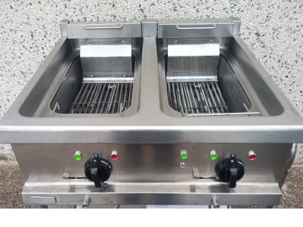 Friggitrice due vasche 2x26 litri 8+8kw elettrica
