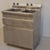 Friggitrice elettrica 2 vasche - 16+16 Lt