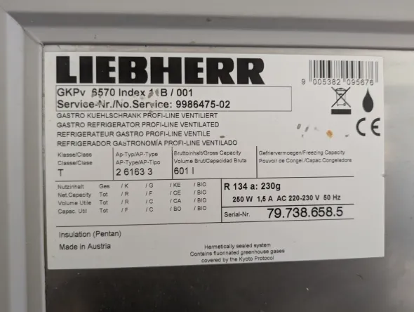Frigorifero LIEBHERR Profline