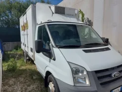 1#5955 Furgone isotermico Ford Transit e attrezzature elettroniche ufficio