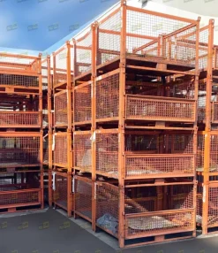 Gabbie metalliche industriali usate mm 1500x1000 h1000