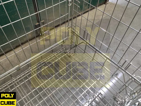 Gabbie o ceste metalliche sovrapponibili