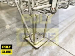 Gabbie o ceste metalliche sovrapponibili