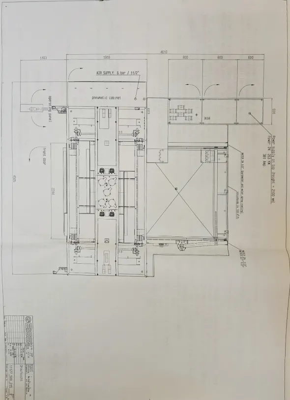 GEISS DU2040T7 - Termoformatrice da lastra twin-sheet