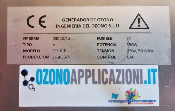 GENERATORE DI OZONO PORTATILE T160