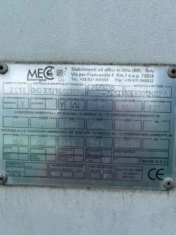 Generatore MEC gruppo elettrogeno da 600 kva