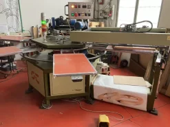 Giostra serigrafica due colori 6 piani di stampa