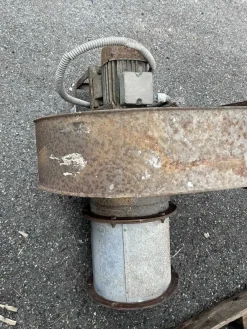 Girante e motore da 0,75 Hp per impianto aspirazione