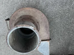 Girante e motore da 0,75 Hp per impianto aspirazione
