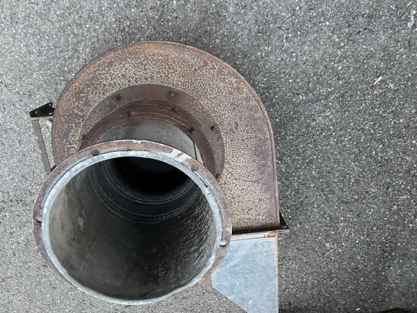 Girante e motore da 0,75 Hp per impianto aspirazione